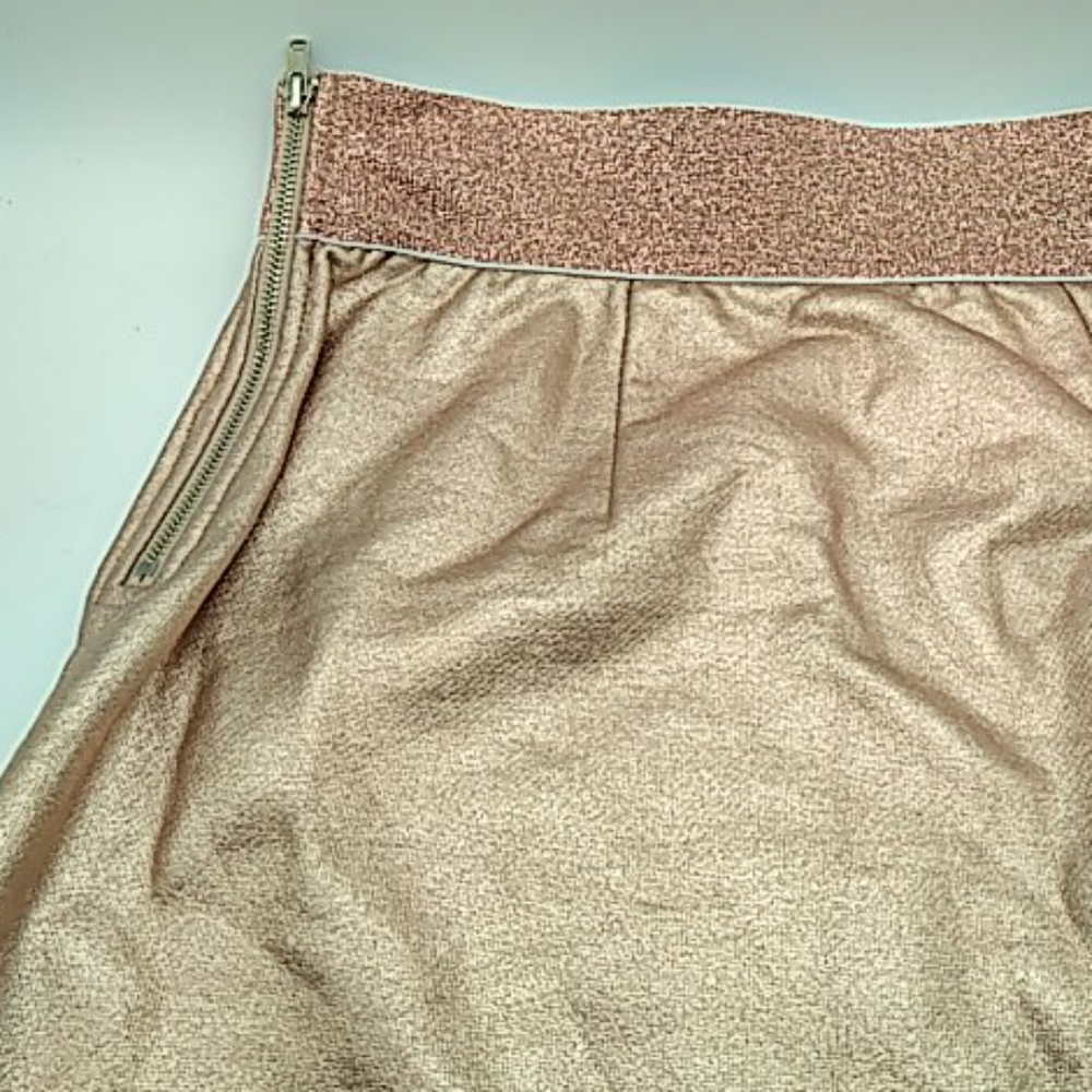 Forever 21 contemporary rose gold skirt S pink - Picture 8 of 9